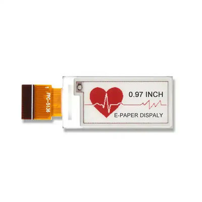 OEM Electronic Paper Display 0.97 Inch Color Epaper Display 88x184 SPI Interface