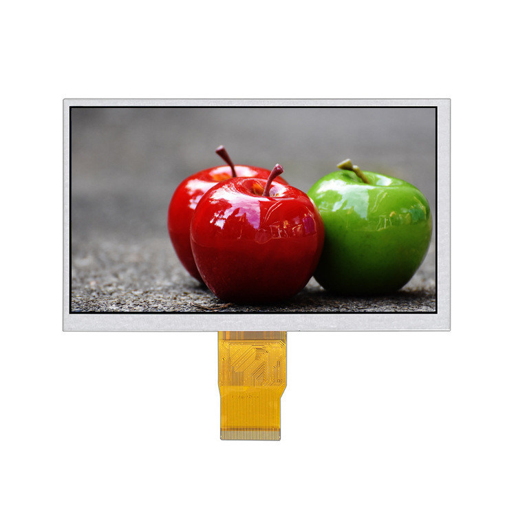 OEM 7 Inch IPS Display 50 Pin RGB Interface 350 Brightness 1024X600 Driver IC ILI9488