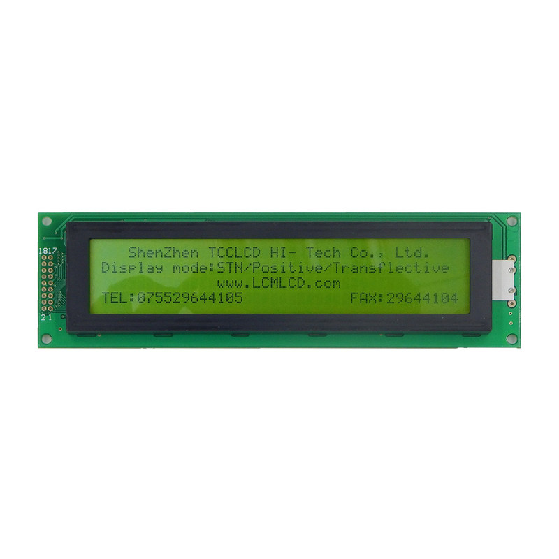 350cd/M2 Brightness COG LCD Display 6 Inch 40 Characters X 4 Lines Display